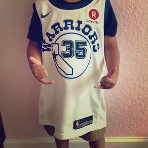 Warriors durant  jersey